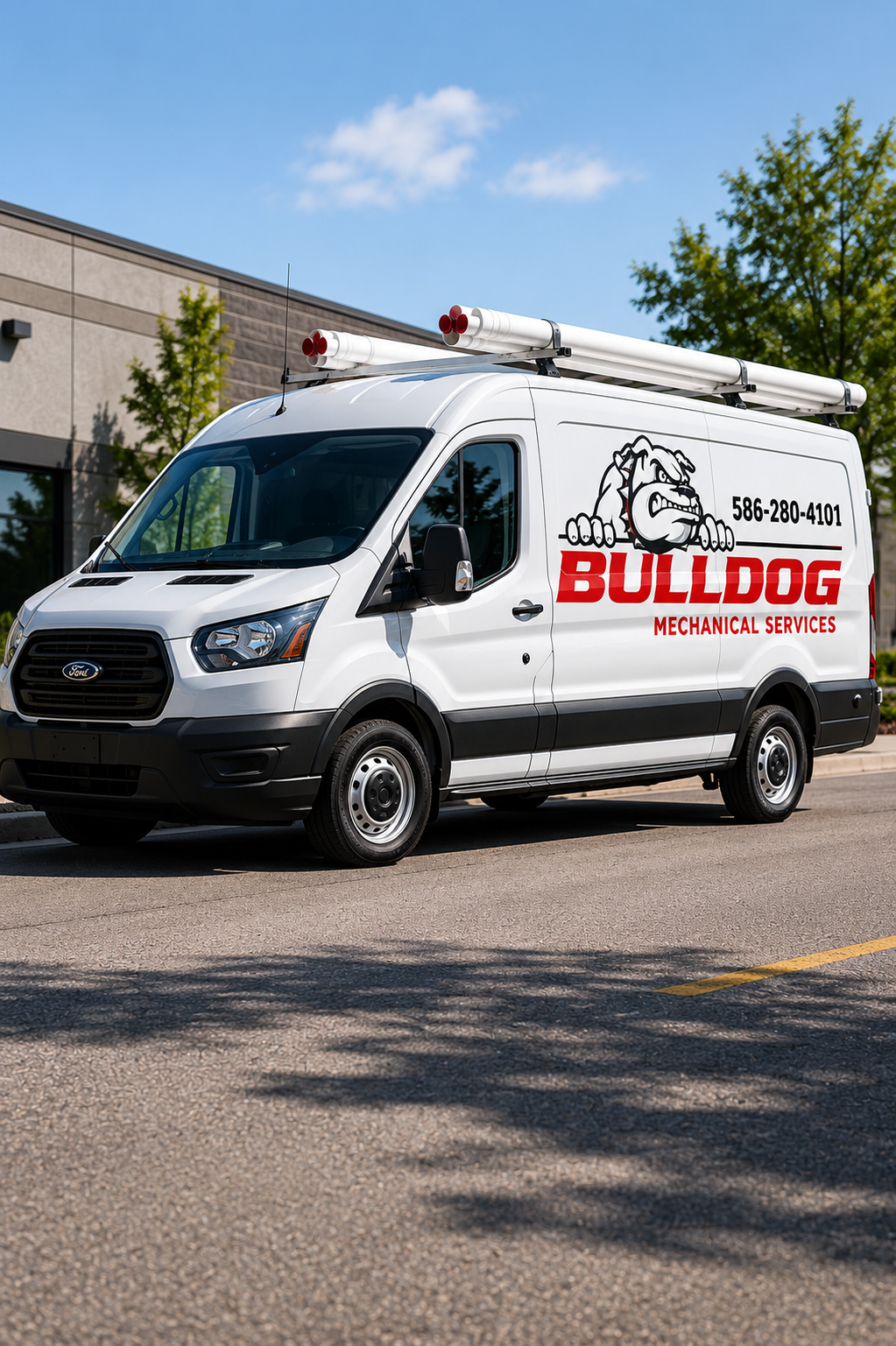 Bulldog Mechanical service van